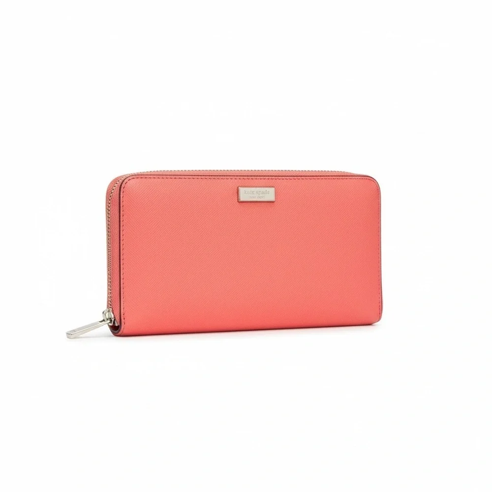 Kate Spade Coral Zip-Around Wallet